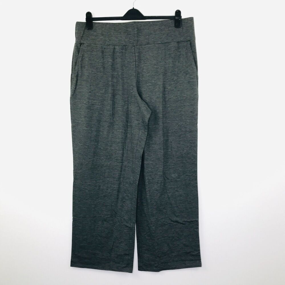 Elizabeth & Clarke Women's XL Pants Gray Heathered Straight Pull On NWOT BU23